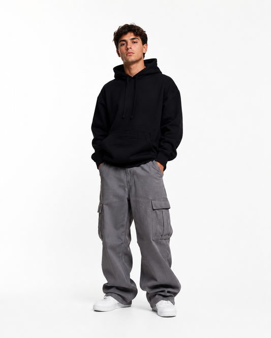 Sudadera Negra Heavy #001