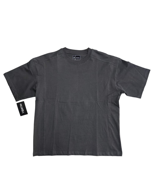 Playera Lisa Semi Oversize Gris Oxford