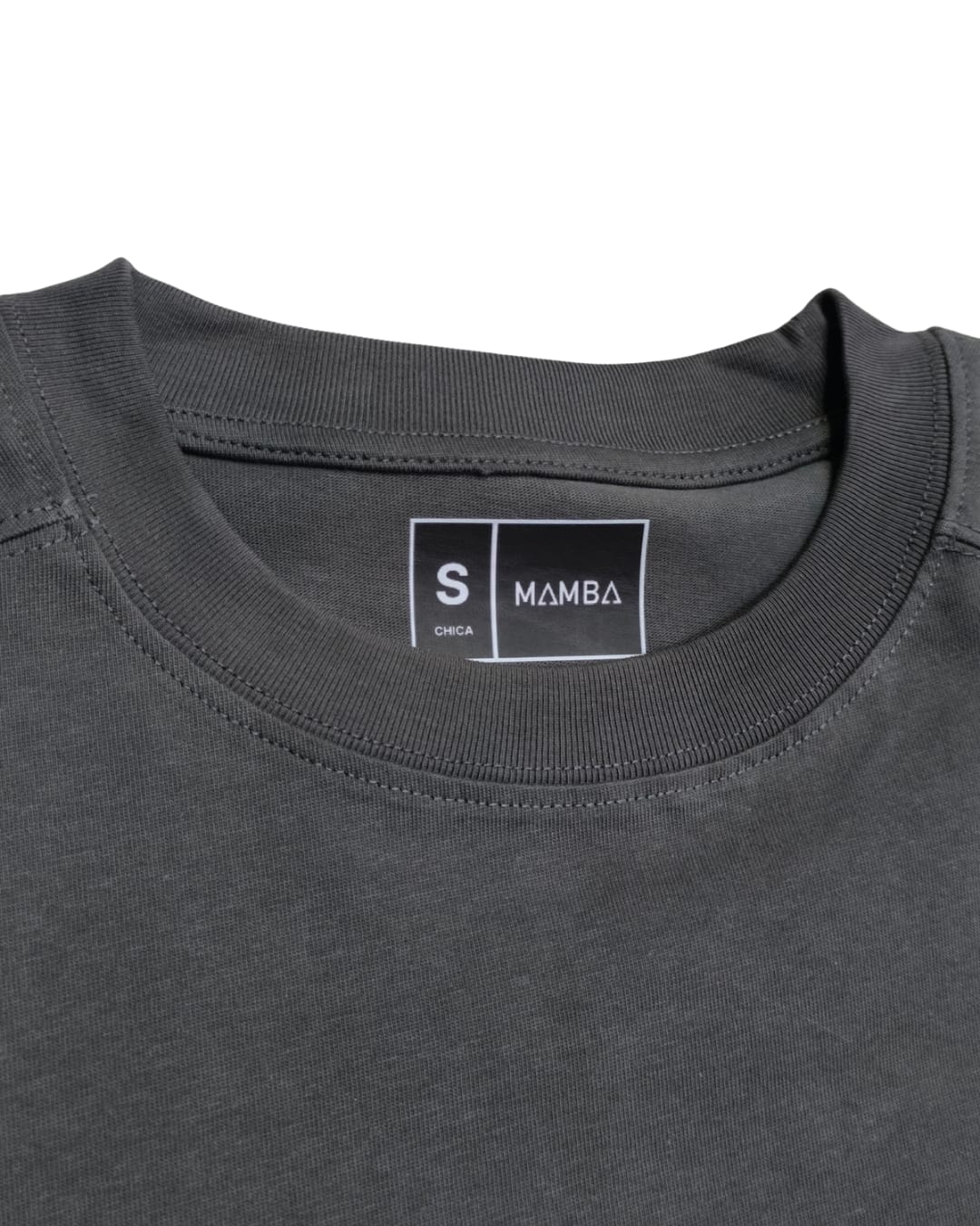 Playera Lisa Semi Oversize Gris Oxford