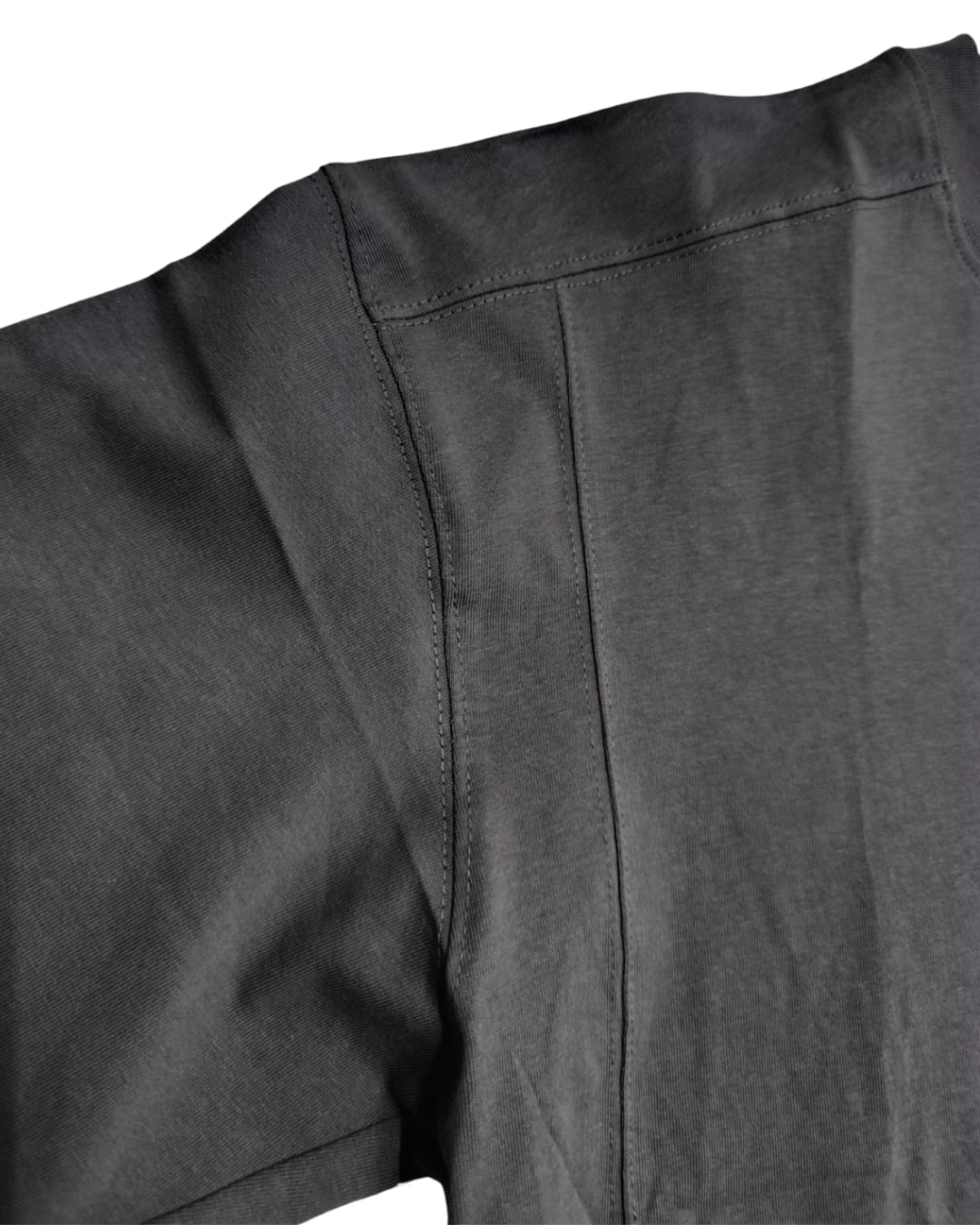 Playera Lisa Semi Oversize Gris Oxford