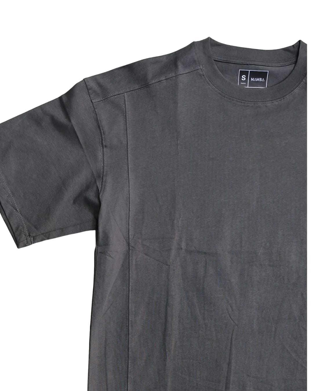 Playera Lisa Semi Oversize Gris Oxford